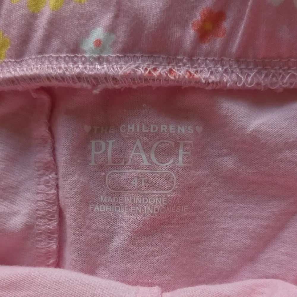 The Children's Place Pink and Yellow Floral Skort
